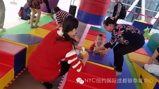 NYC紐約國際成都銀泰城早教中心：NYC歡樂爬爬賽又開始報名啦！